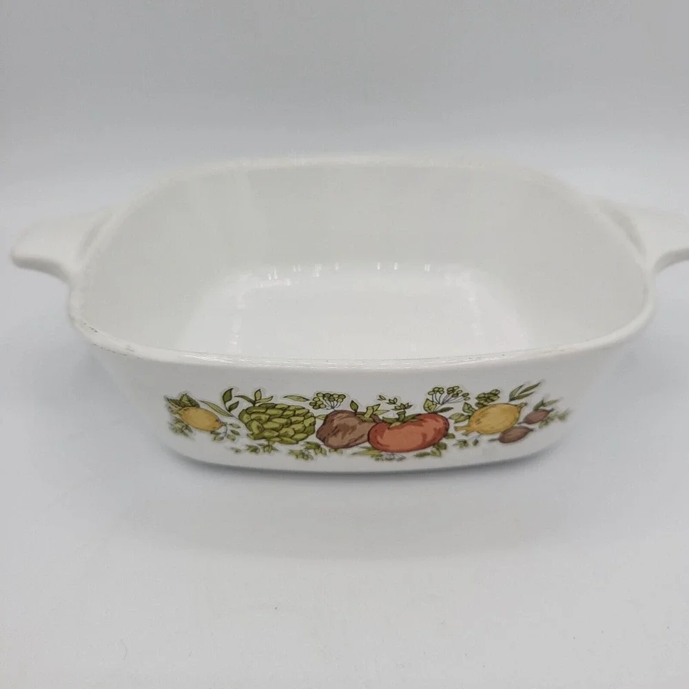Corning Ware Spice Of Life 1 3/4 Cup Small Casserole‎ Dish Vintage Collectible